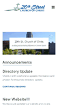 Mobile Screenshot of 20thstchurchofchrist.org